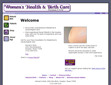 Tablet Screenshot of houstonnaturalbirth.com